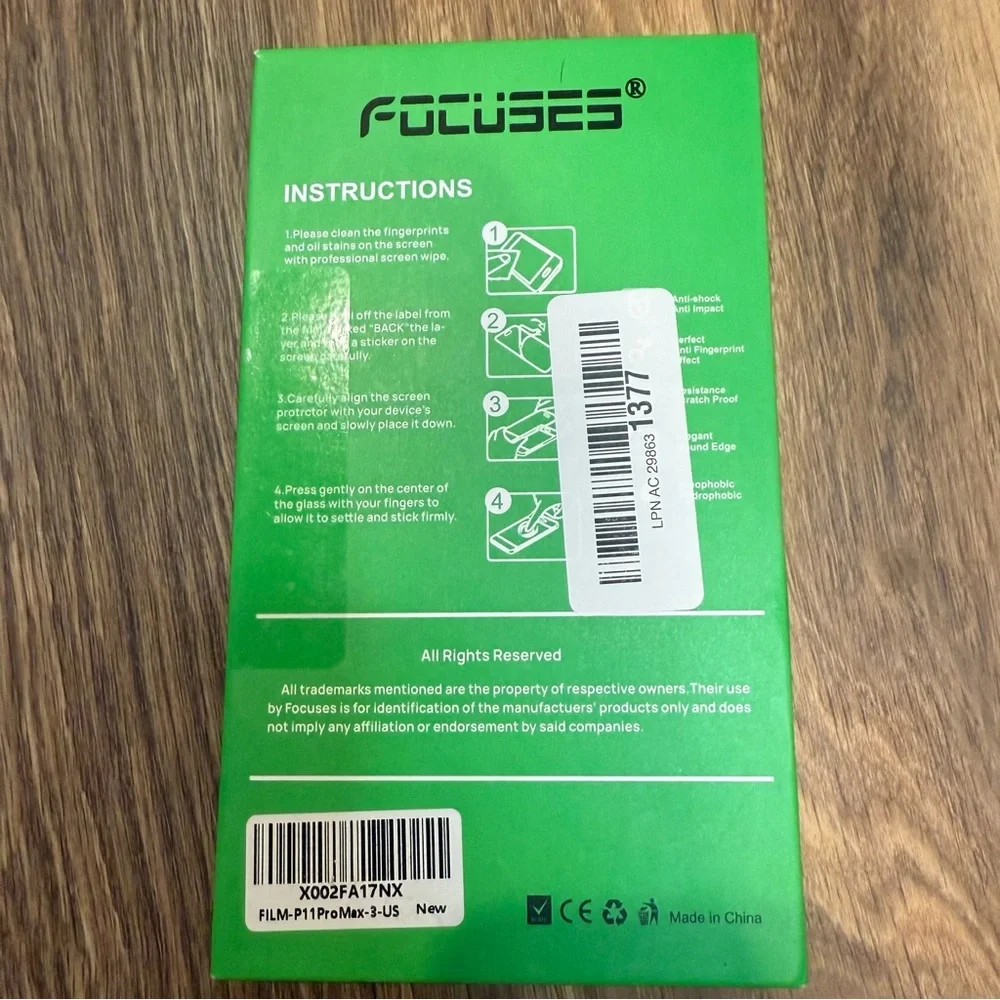 Green Tempered Glass Screen Protector